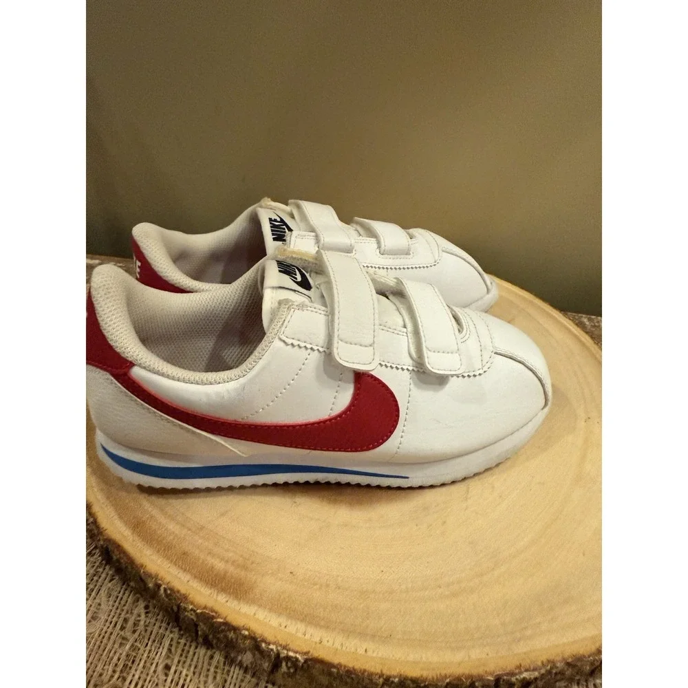 Nike Cortez Basic SLVelcro 'Varsity Red'‎ 904767-103 Sz-3Y Kids